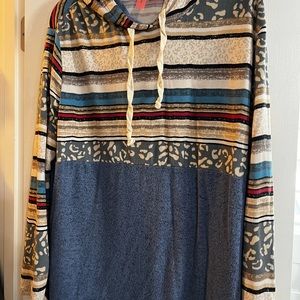 Tunic sweatshirt